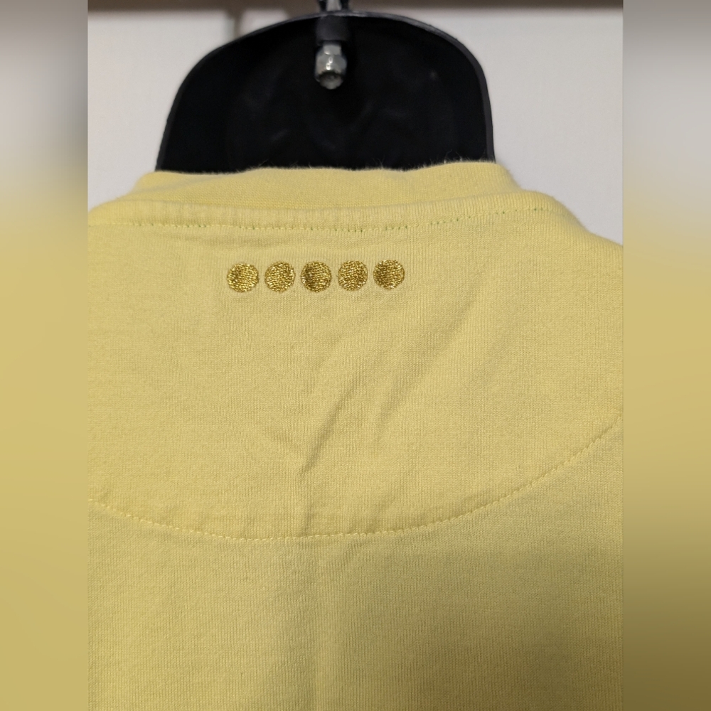 Men's Y2K Coogi Big Logo Pale Yellow Steetwear T Shirt Size XXL - Picture 7 of 12